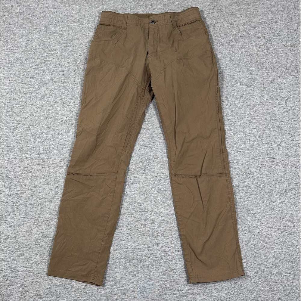 Kuhl Free Radikl Pants Mens Size 30x30 Brown Stretch Outdoor Hiking Travel